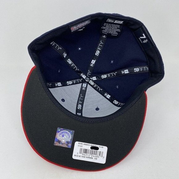Rome Braves Atlanta Hat Fitted 7 5/8 Home MILB Minor League Baseball MLB Men - Picture 6 of 7